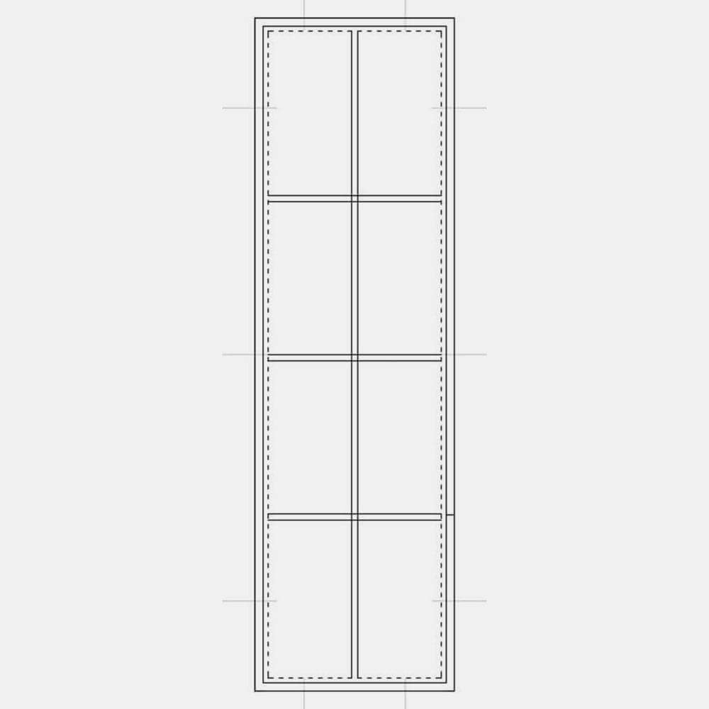 Single Sidelight panel for single or double doors. Comes with Polyurethane dual foam weather stripping inside each frame, and 8 tempered single pane glass - PINKYS