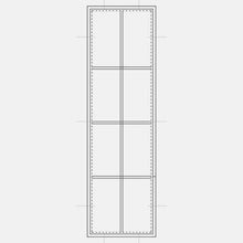 Load image into Gallery viewer, Single Sidelight panel for single or double doors. Comes with Polyurethane dual foam weather stripping inside each frame, and 8 tempered single pane glass - PINKYS