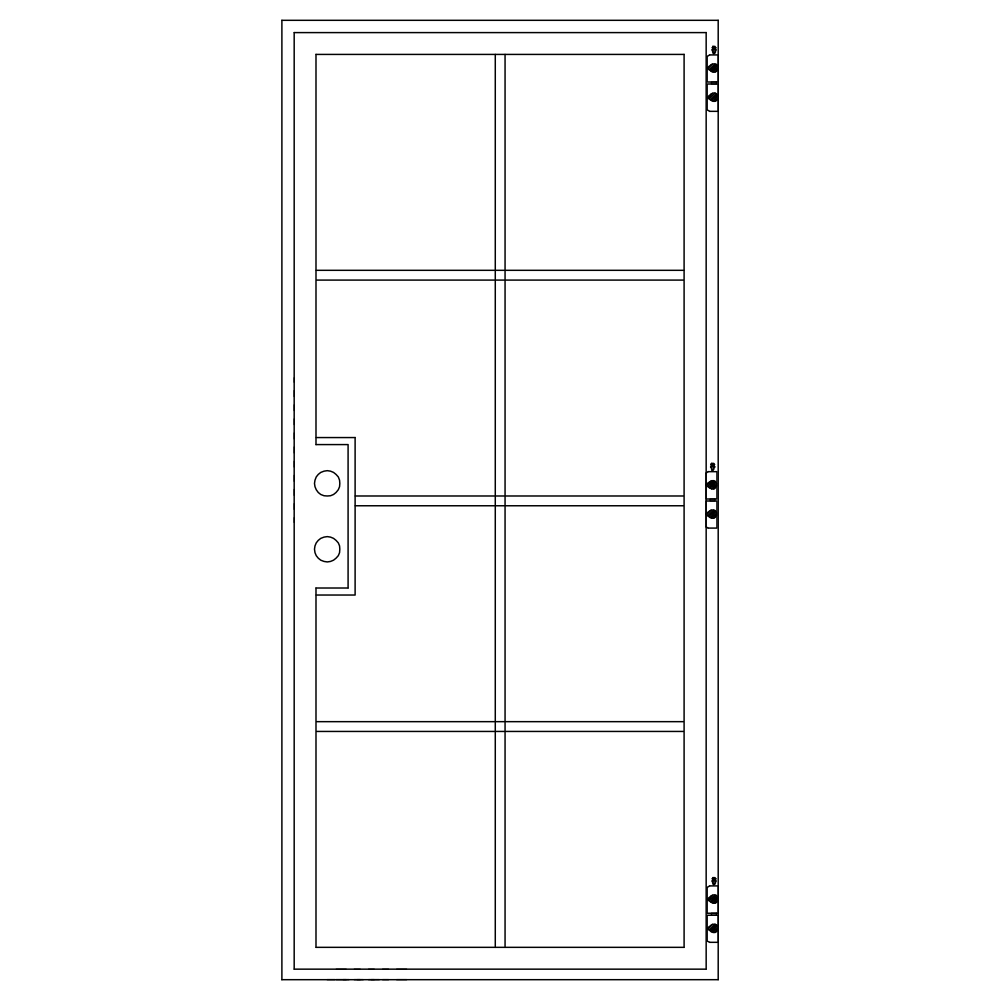 Air 5 with Thermal Break - Single Flat CAD