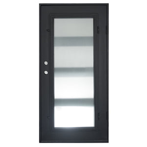 PINKYS Air 19 single flat iron door with 3 horizontal bars running throughout the design