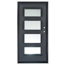 Load image into Gallery viewer, PINKYS Air 19 single flat iron door with 3 horizontal bars running throughout the design