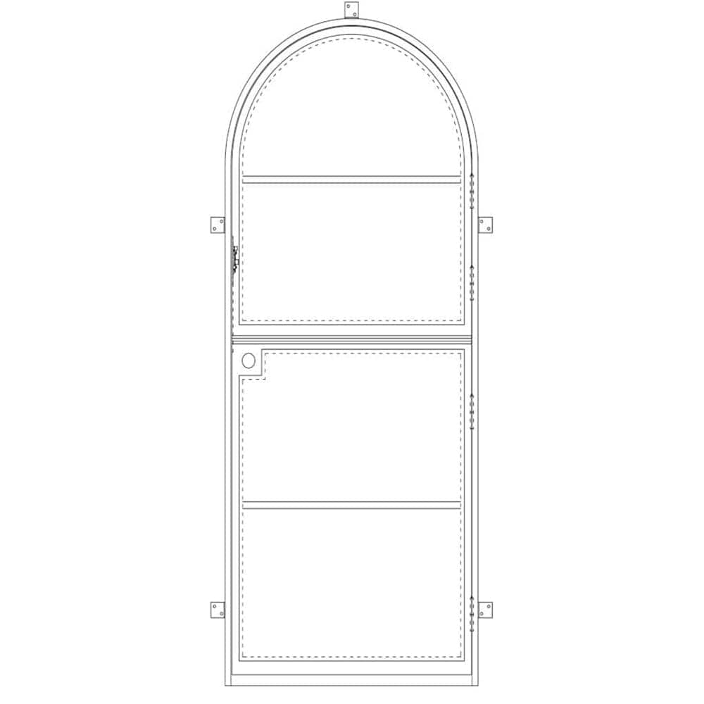 Air 4 Dutch - Single Full Arch - Iron Doors