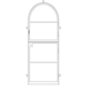 Air 4 Dutch - Single Full Arch - Iron Doors