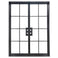 PINKYS Air 4 double flat modern steel doors can used as entry doors, patio and french doors, back or side steel doors, and even as steel room dividers