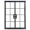 PINKYS Air 4 double flat modern steel doors can used as entry doors, patio and french doors, back or side steel doors, and even as steel room dividers
