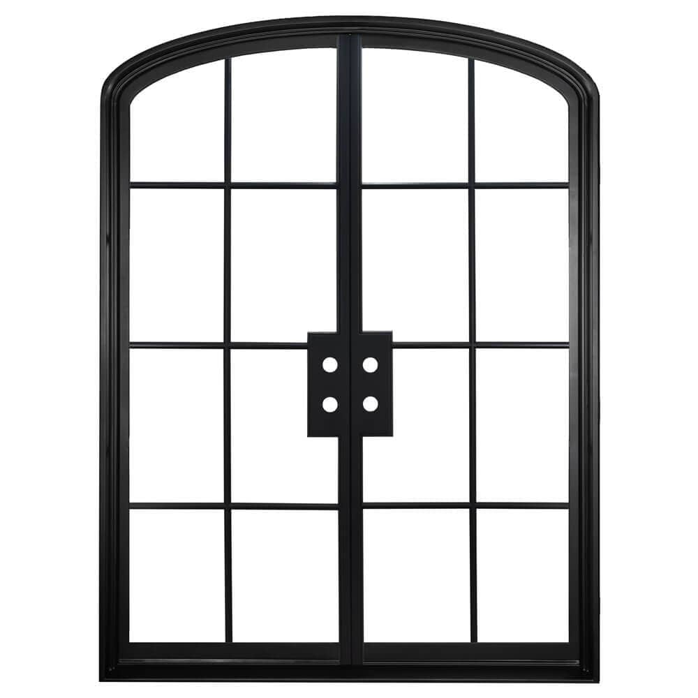 PINKYS Air 5 Black Double Mini Arch Steel Door