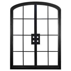 PINKYS Air 5 Black Double Mini Arch Steel Door