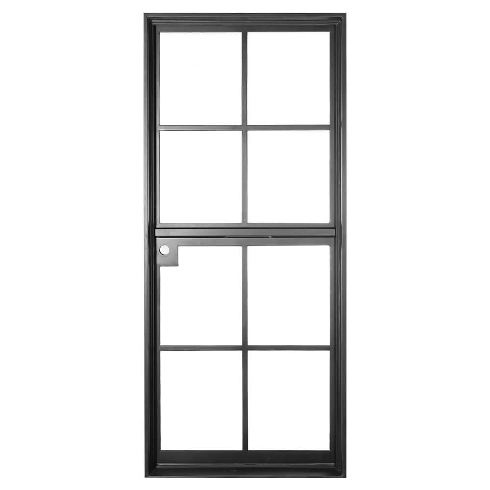 PINKYS Air 5 single flat steel dutch door, can used as entry doors, patio and french doors, back or side steel doors, and even as steel room dividers