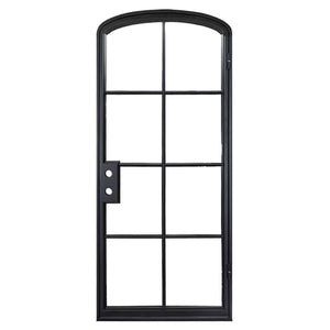 PINKYS Air 5 Black Single Mini Arch Steel Door