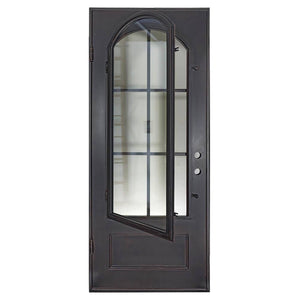 PINKYS Air 8 Black Iron Single Flat Door