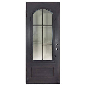 PINKYS Air 8 Black Iron Single Flat Door