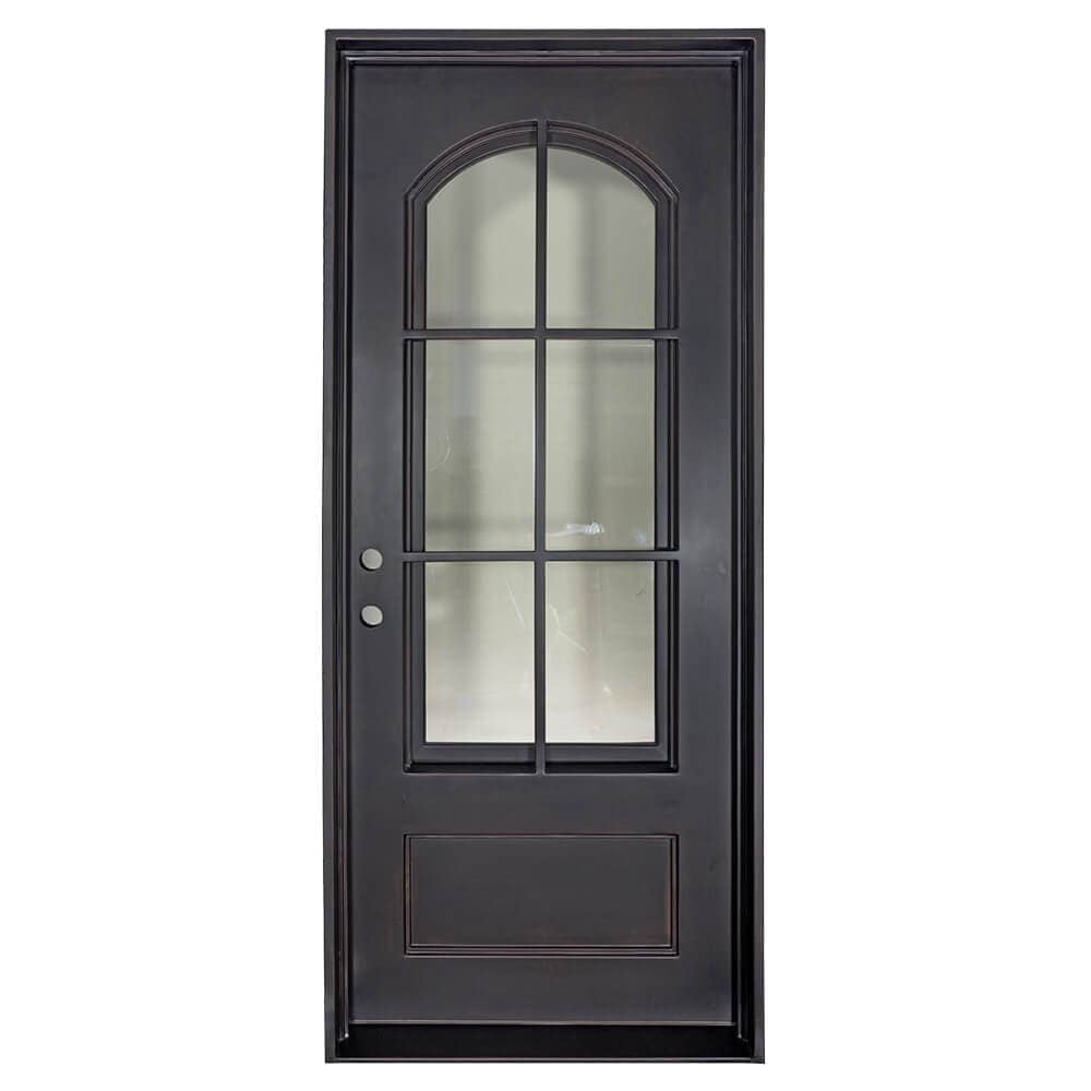 PINKYS Air 8 Black Iron Single Flat Door