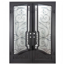 Load image into Gallery viewer, PINKYS Beverly Black Double Flat Steel Door