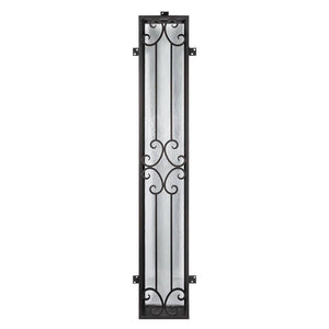 PINKYS Decorative Black Steel Sidelight