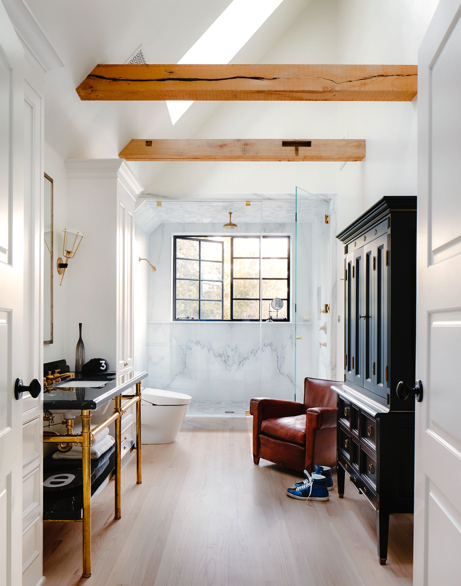 Pinkys steel window by Nate Berkus and Jeremiah Brent