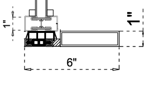 Diagram of Thermally Broken Threshold Out-Swing
