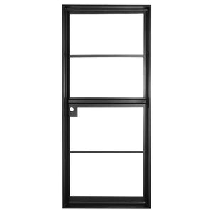 PINKYS Air 4 single steel dutch door that can be used for entry doors, patio and french doors, back or side steel doors, and even as steel room dividers.