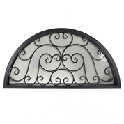 Beverly full arch top steel window with curved architectural design