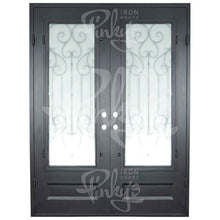 Load image into Gallery viewer, PINKYS New York Black Exterior Double Flat Doors