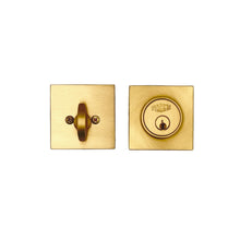 Load image into Gallery viewer, Pinkys Deadbolt in Brass Front View