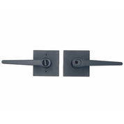 PINKYS key-in lever in black for single bored iron door.
