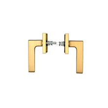 Load image into Gallery viewer, Pinkys Passage Lever in Brass Side View