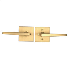 Load image into Gallery viewer, Pinkys Privacy Lever in Brass Front View