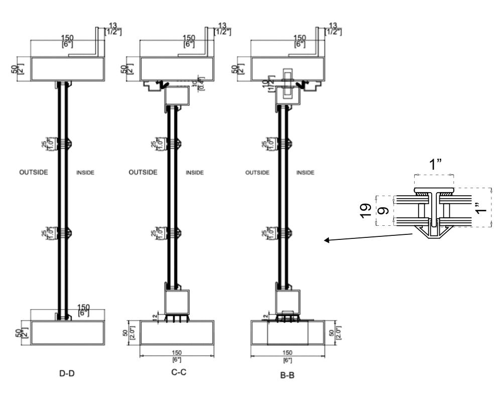 Cut sheet of out-swing steel pivot doors with side windows