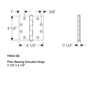 measurements for rocky mountain express 4.5" hinge