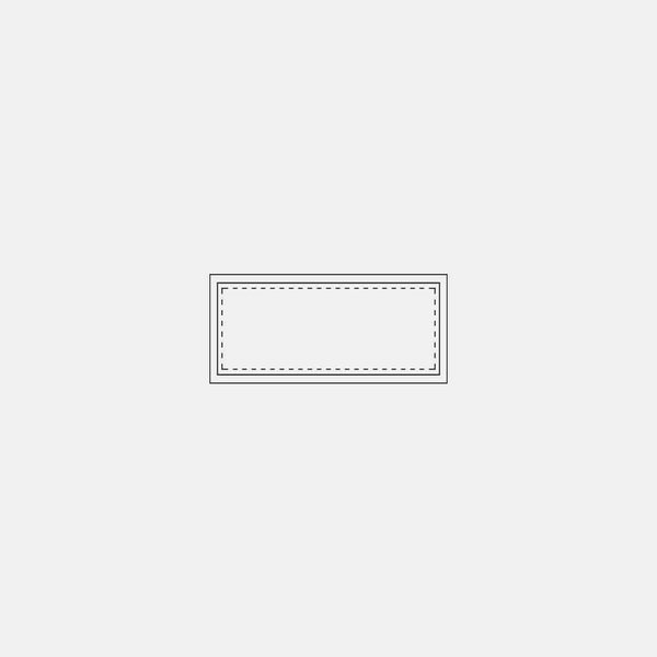 Fixed flat top steel window 30x12 with slim steel sightlines