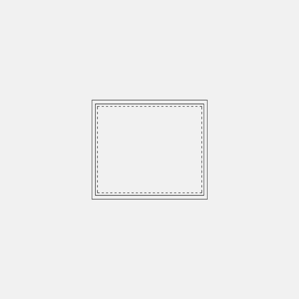 Architectural Air Lite 32x24 flat top steel window with narrow frame and clear tempered glass