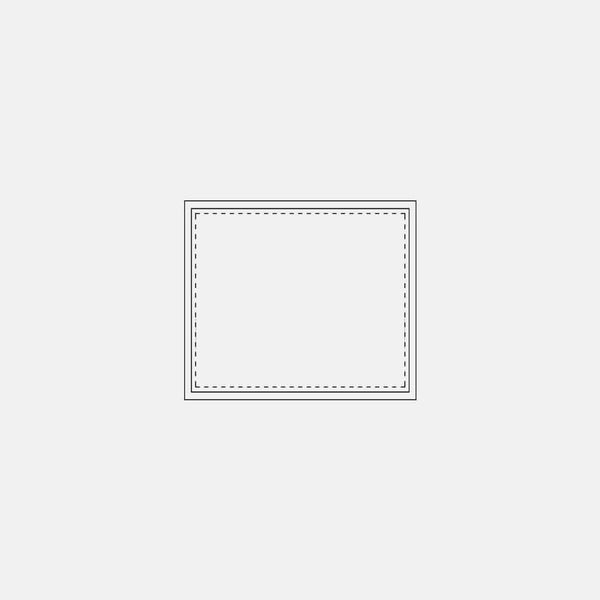 Architectural Air Lite 32x24 flat top steel window with narrow frame and clear tempered glass