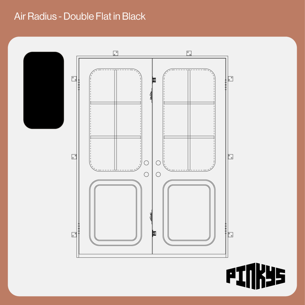 modern double radius entry door with insulated steel construction