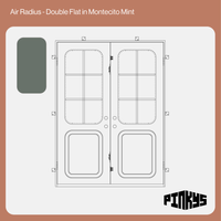 Air Radius - Double Flat in Montecito Mint