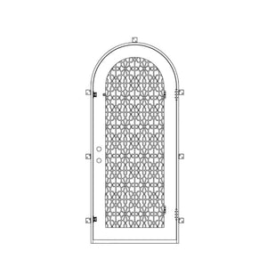 DNA Door - Single Full Arch - CAD