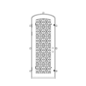 DNA' Door - Single Mini Arch - CAD