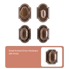 Load image into Gallery viewer, Small Arched Entry Hardware with Knob | Made to Order