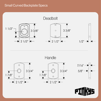 wrought iron back door lock with living finish