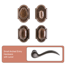 Load image into Gallery viewer, Small Arched Entry Rocky Mountain Hardware with Lever