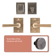 Load image into Gallery viewer, Small Metro Entry Rocky Mountain Hardware with Knob