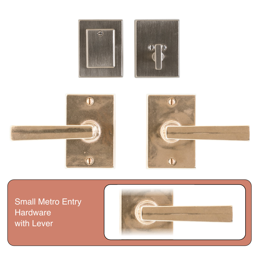 Small Metro Entry Rocky Mountain Hardware with Knob