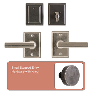 Small Stepped Entry Rocky Mountain Hardware with Knob