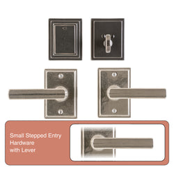 Small Stepped Entry Rocky Mountain Hardware with Knob