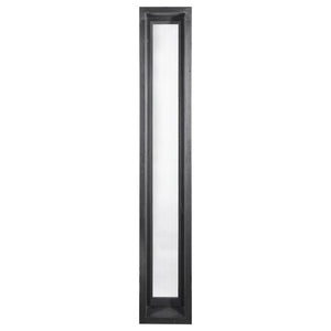 PINKYS Standard Black Steel Operable Sidelight w/ Screen