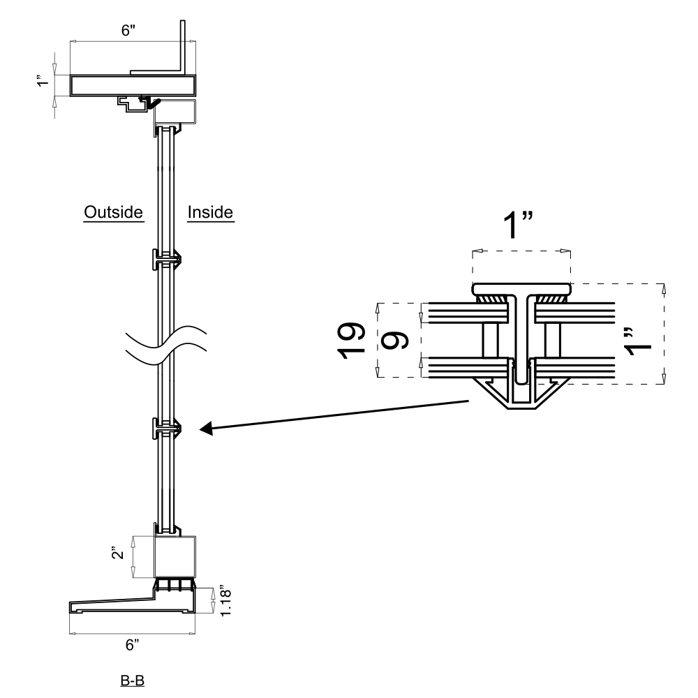 Steel Double Door (In-Swing) Cut Sheet