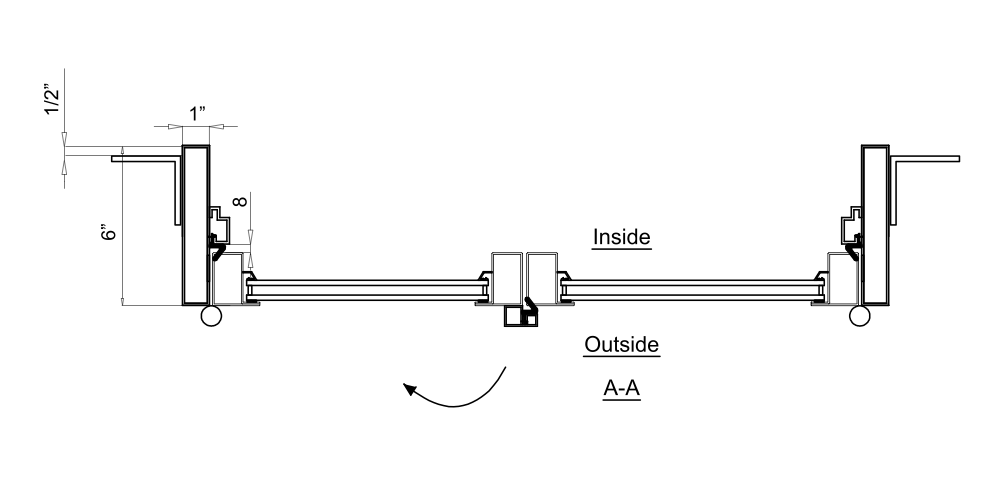 Steel Double Door (In-Swing) Cut Sheet 002