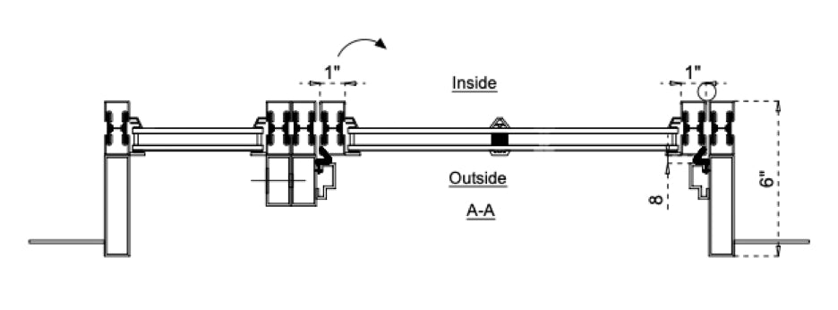 Steel Single Door with Thermal Break and One Side Window