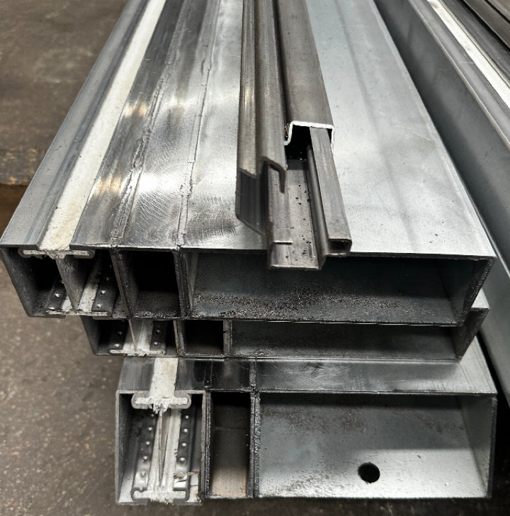 Closeup of thermal break frame