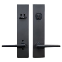 PINKYS LOCK w/ Lever in Black by Pinky’s Iron Doors — locks & latches, view 2