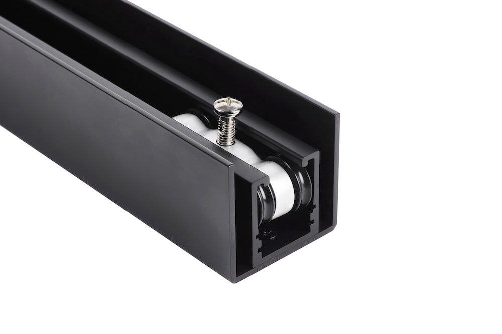 Detail Shot of Top Track Slider Hardware